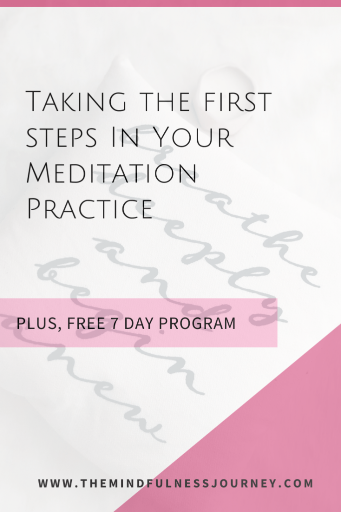 starting a meditation practice